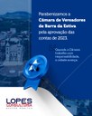 Contas da Câmara Municipal do exercício 2023 aprovadas, sem ressalvas