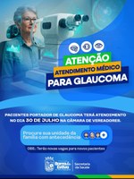 Projeto Glaucoma é atendido na Câmara Municipal