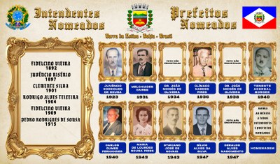 Prefeitos Intendentes e Nomeados